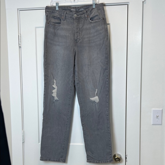 Old Navy Women's Gray Hi rise O.G. Loose jeans size 14 Tall. - Picture 2 of 10
